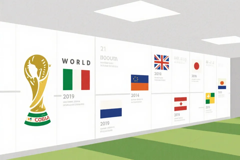 世界杯历史回顾视觉图